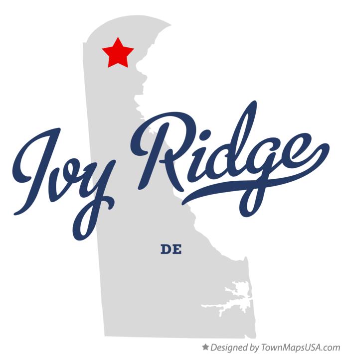 Map of Ivy Ridge Delaware DE