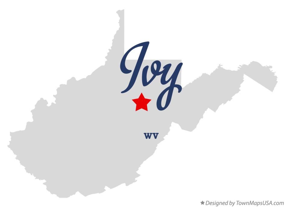 Map of Ivy West Virginia WV