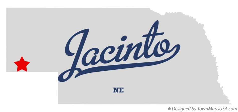 Map of Jacinto Nebraska NE
