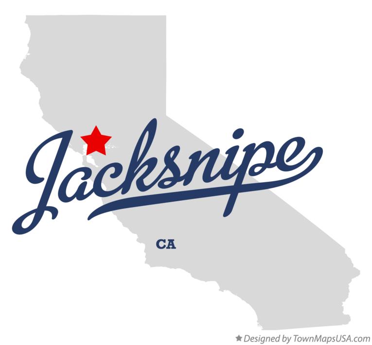 Map of Jacksnipe California CA