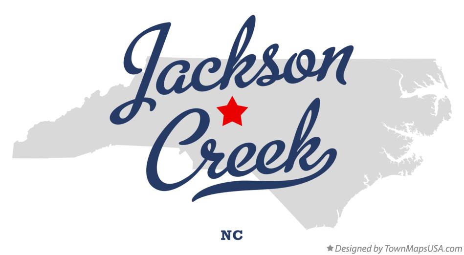Map of Jackson Creek North Carolina NC