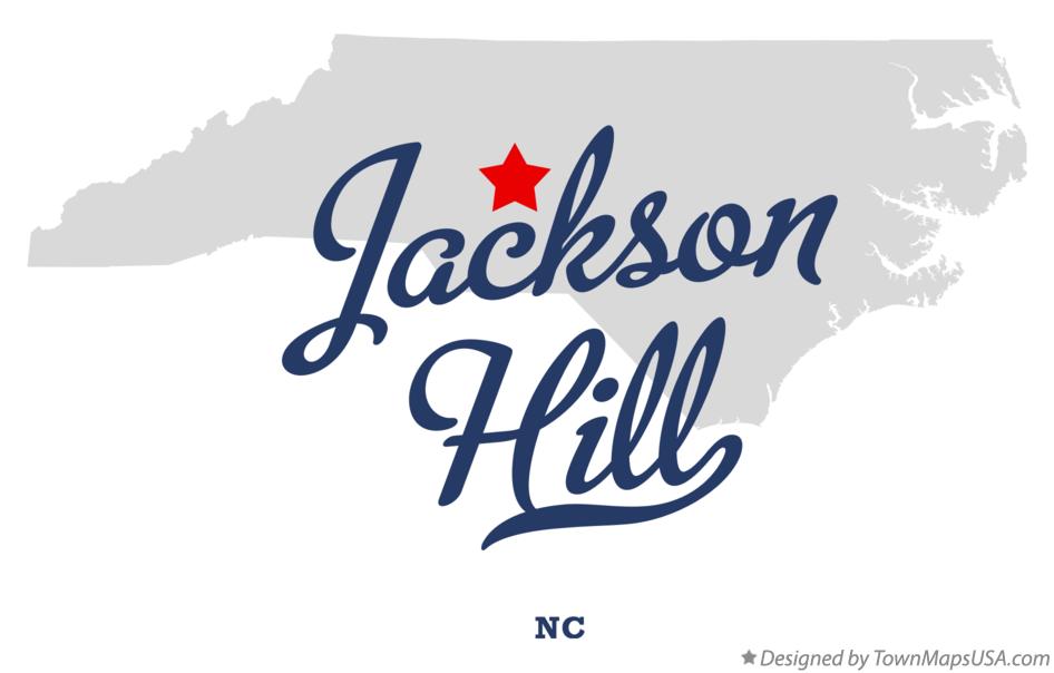 Map of Jackson Hill North Carolina NC
