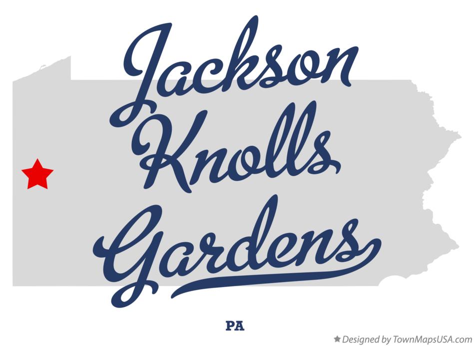 Map of Jackson Knolls Gardens Pennsylvania PA