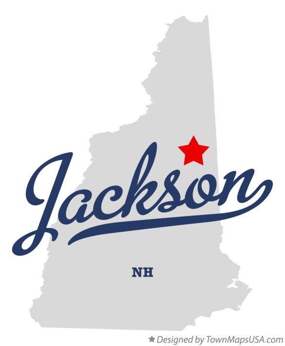 Map of Jackson New Hampshire NH