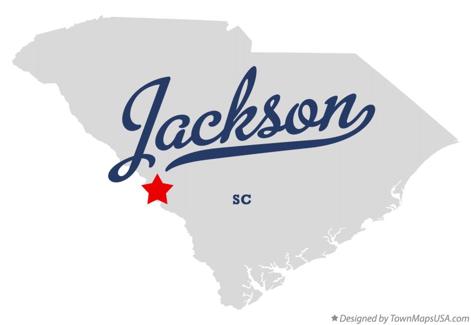 Map of Jackson South Carolina SC
