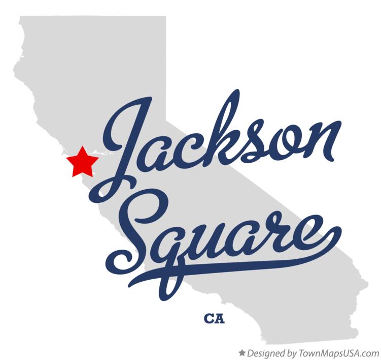 Map of Jackson Square California CA