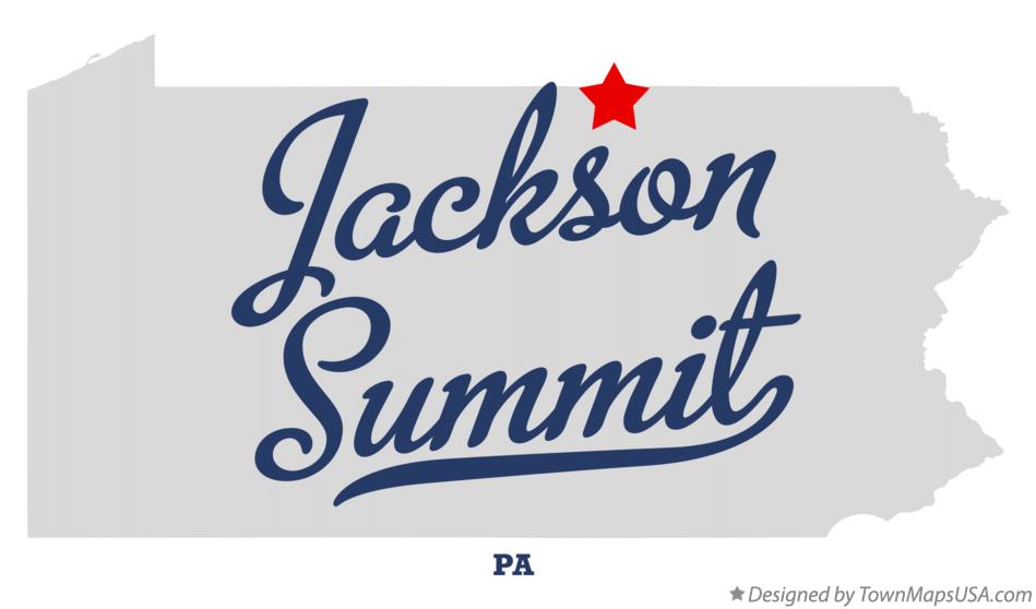 Map of Jackson Summit Pennsylvania PA