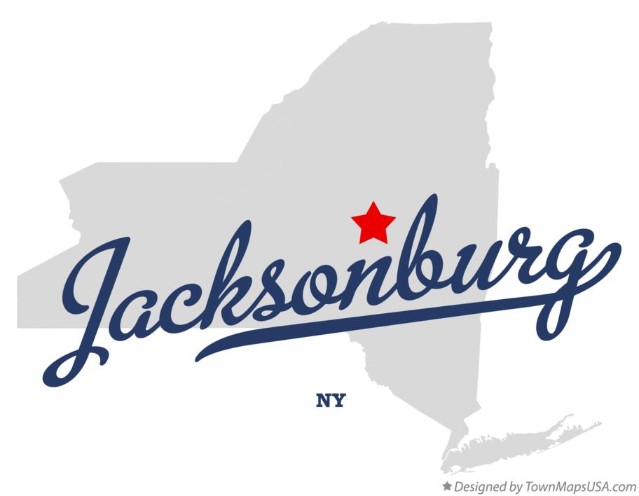 Map of Jacksonburg New York NY
