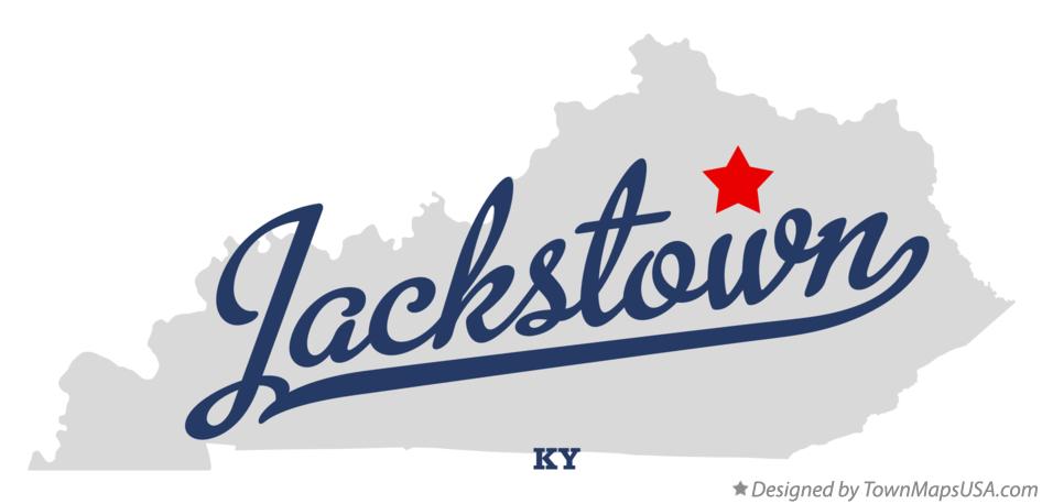Map of Jackstown Kentucky KY