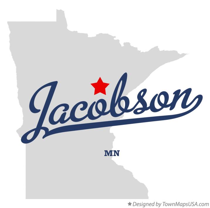 Map of Jacobson Minnesota MN