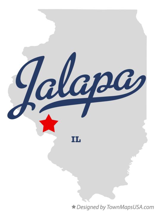 Map of Jalapa Illinois IL