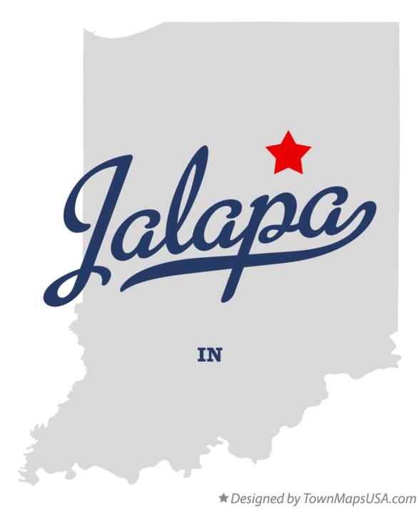 Map of Jalapa Indiana IN