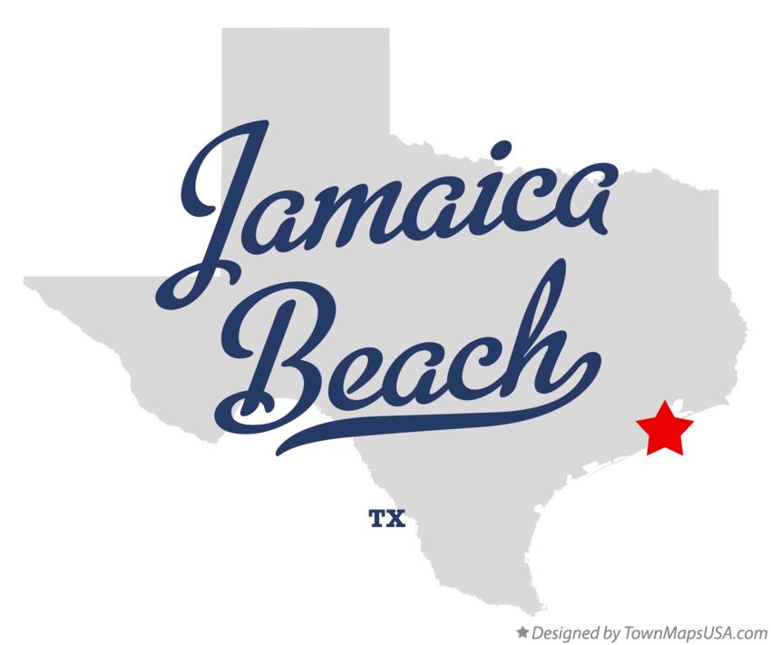 Map of Jamaica Beach Texas TX