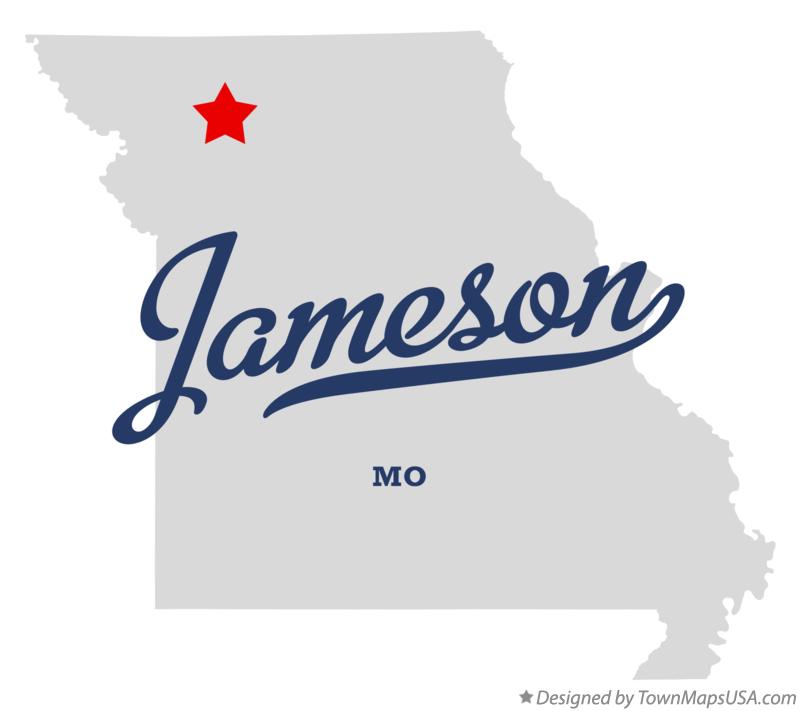 Map of Jameson Missouri MO