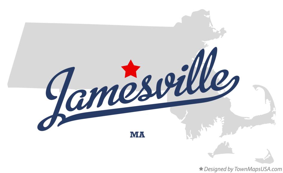 Map of Jamesville Massachusetts MA