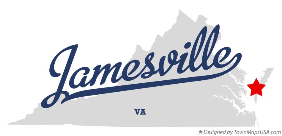 Map of Jamesville Virginia VA