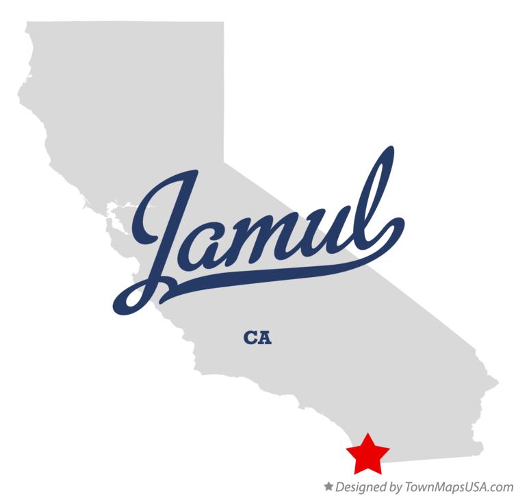 Map of Jamul California CA