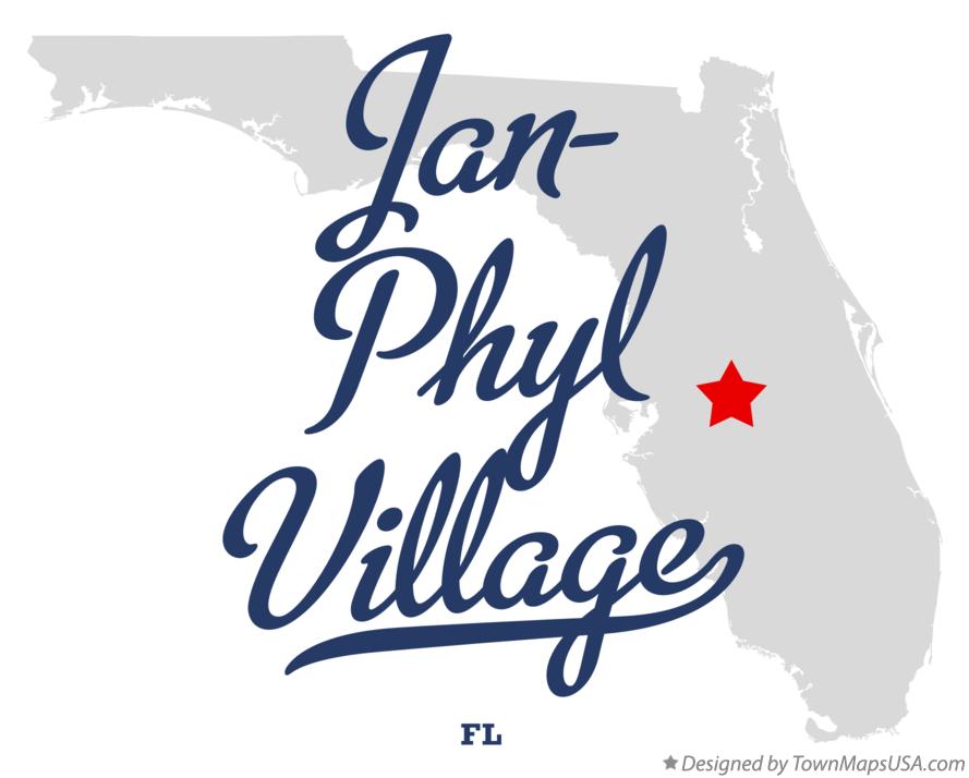 Map of Jan-Phyl Village Florida FL