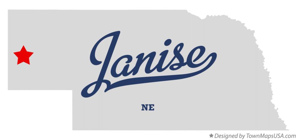 Map of Janise Nebraska NE