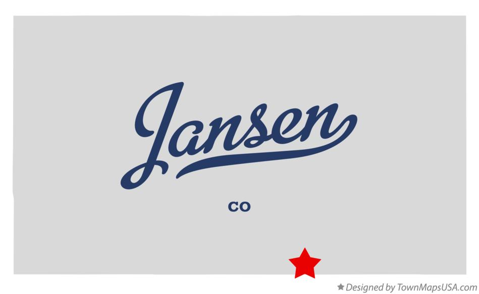 Map of Jansen Colorado CO