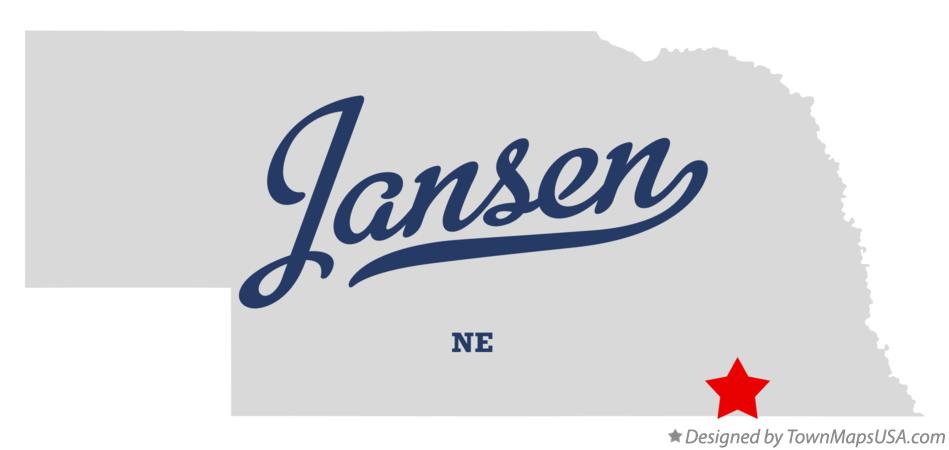 Map of Jansen Nebraska NE