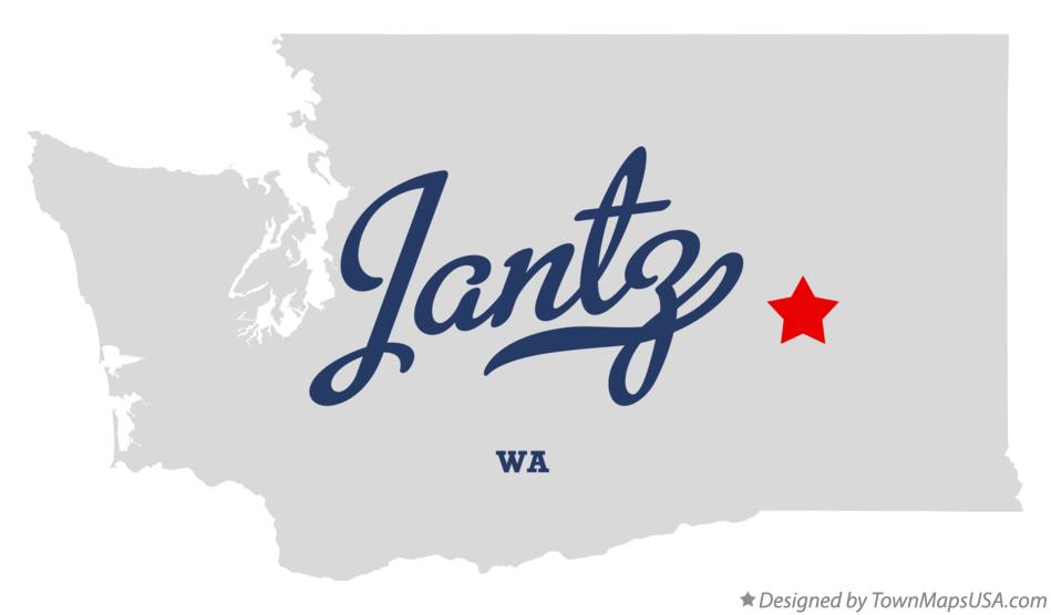 Map of Jantz Washington WA