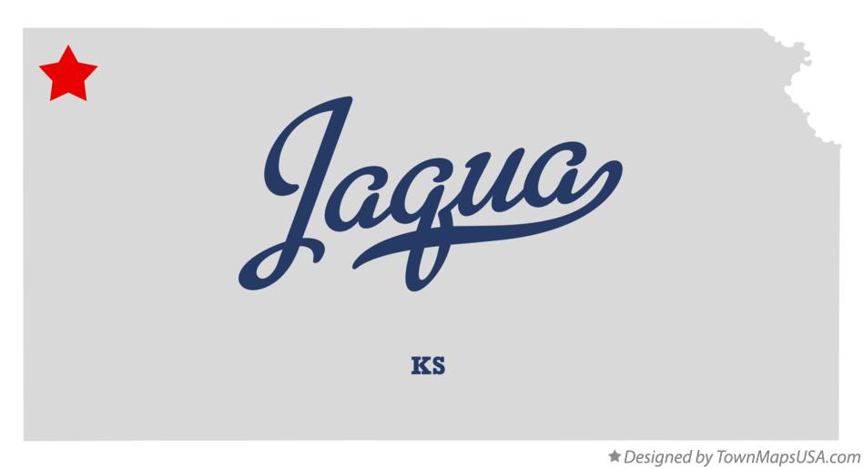 Map of Jaqua Kansas KS