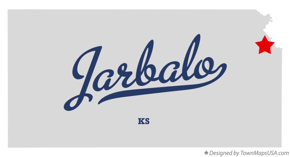 Map of Jarbalo Kansas KS