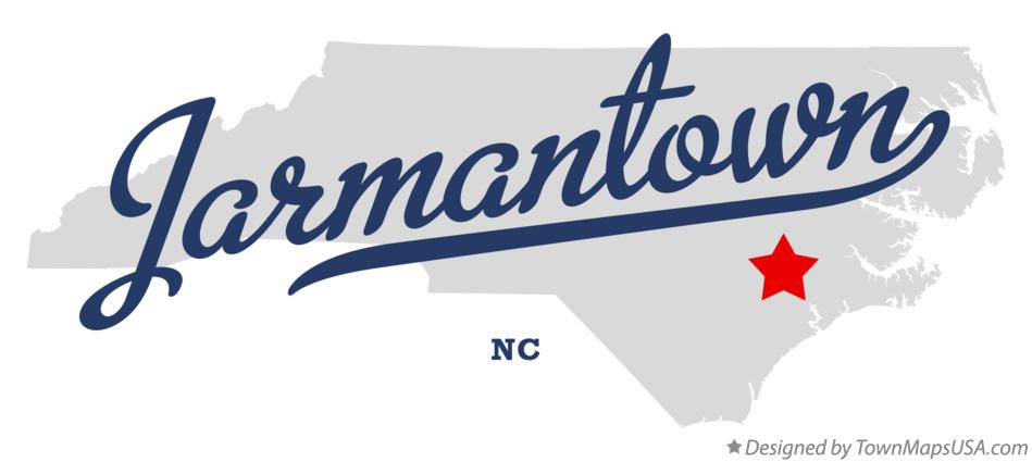 Map of Jarmantown North Carolina NC