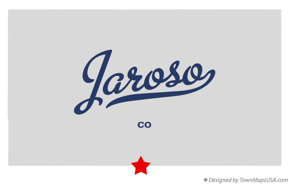 Map of Jaroso Colorado CO