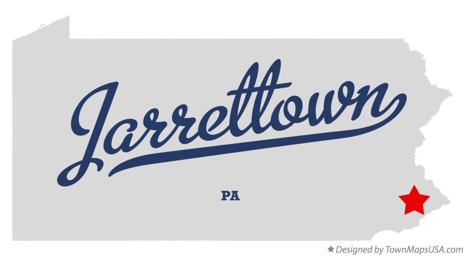 Map of Jarrettown Pennsylvania PA