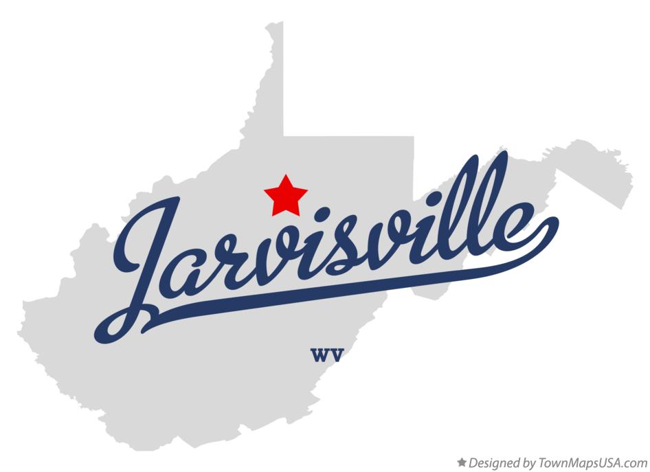 Map of Jarvisville West Virginia WV