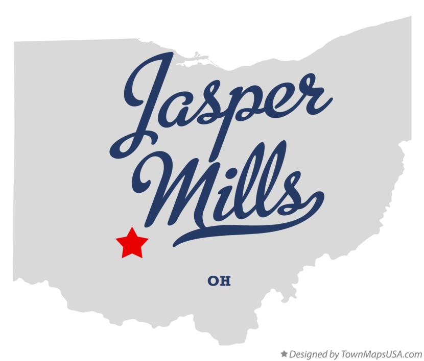 Map of Jasper Mills Ohio OH