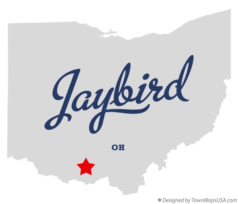 Map of Jaybird Ohio OH