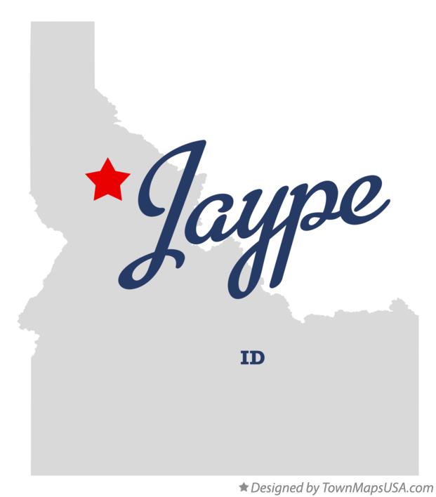 Map of Jaype Idaho ID