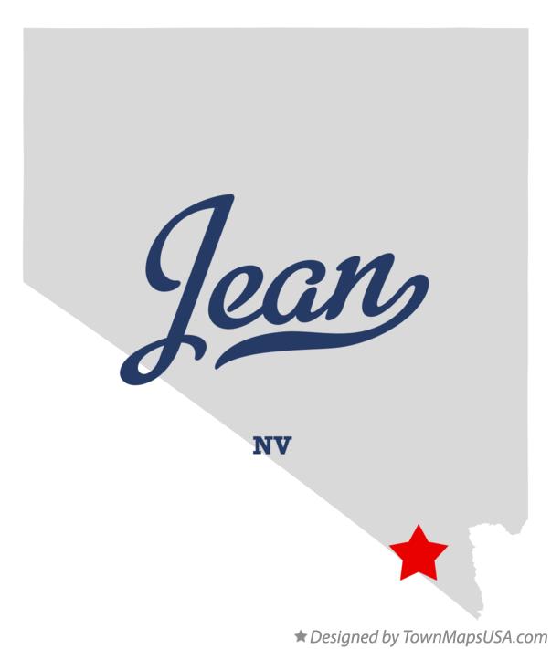 Map of Jean Nevada NV