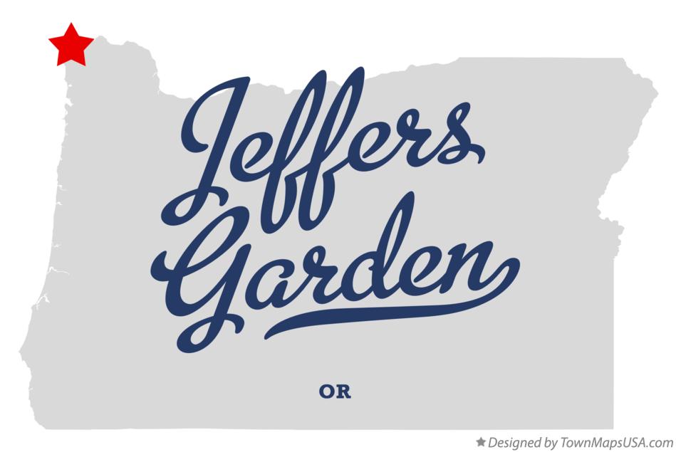 Map of Jeffers Garden Oregon OR