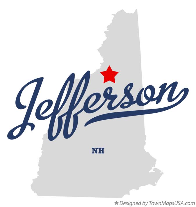 Map of Jefferson New Hampshire NH