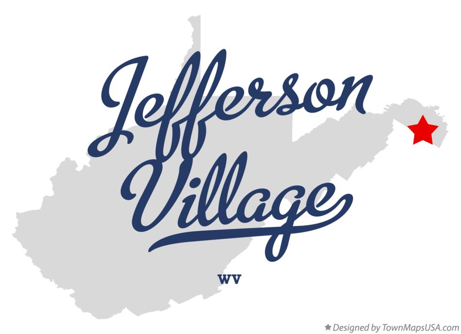 Map of Jefferson Village West Virginia WV