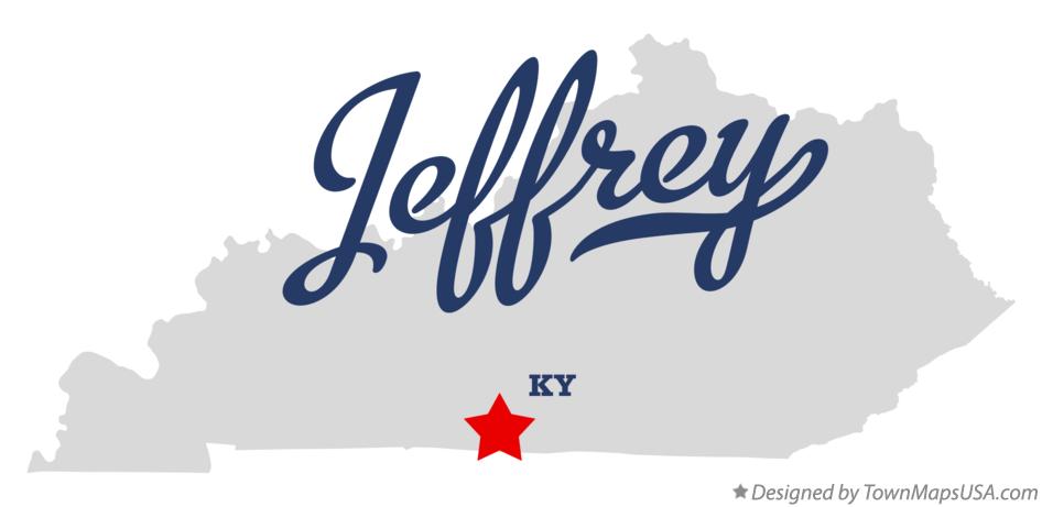 Map of Jeffrey Kentucky KY