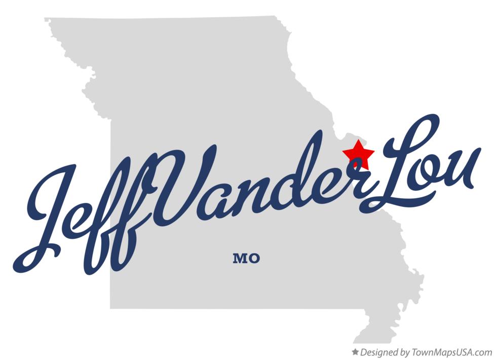 Map of JeffVanderLou Missouri MO