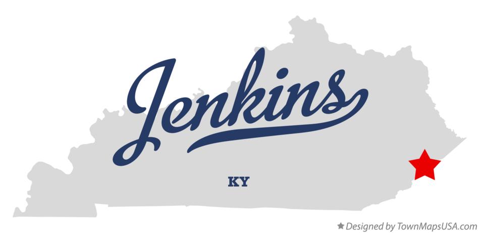 Map of Jenkins Kentucky KY