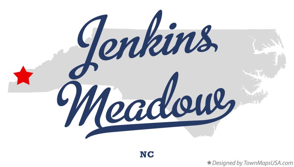 Map of Jenkins Meadow North Carolina NC