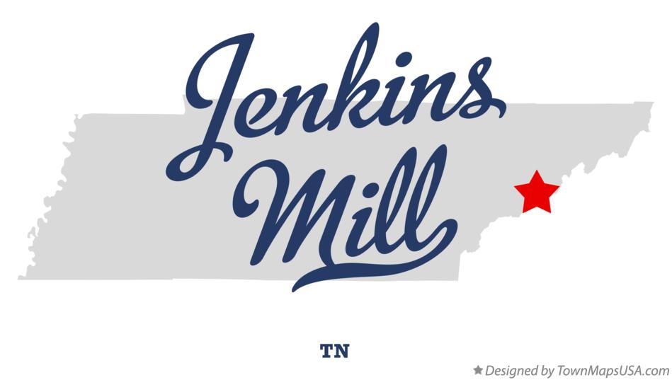 Map of Jenkins Mill Tennessee TN