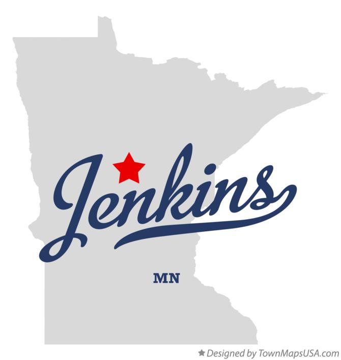 Map of Jenkins Minnesota MN