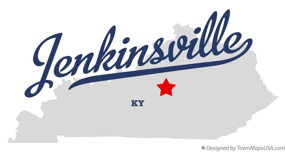 Map of Jenkinsville Kentucky KY