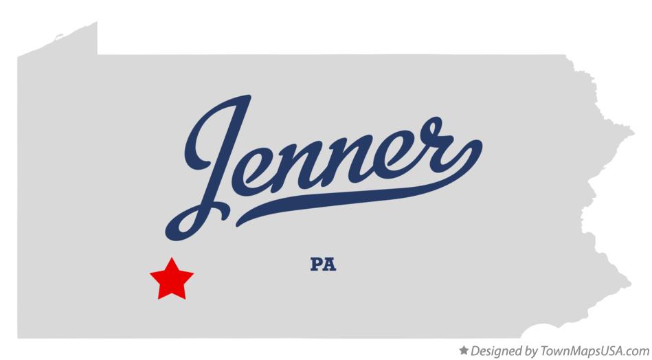 Map of Jenner Pennsylvania PA