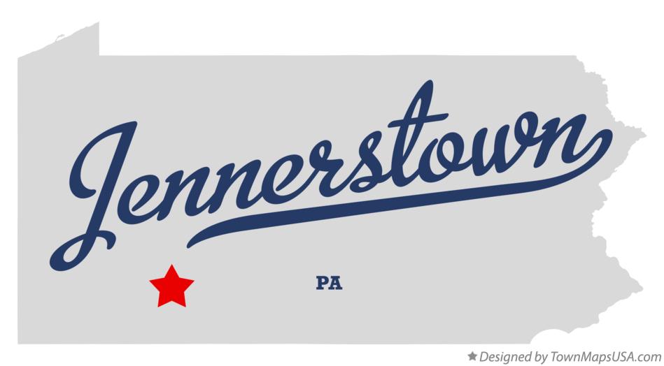 Map of Jennerstown Pennsylvania PA