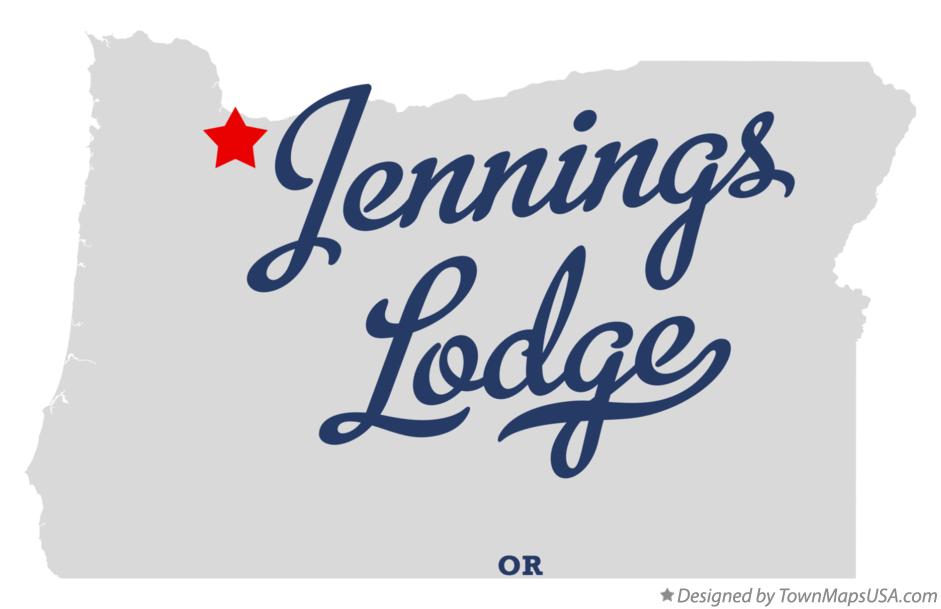 Map of Jennings Lodge Oregon OR