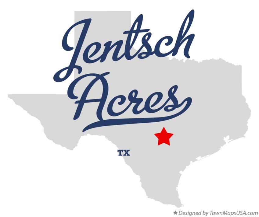 Map of Jentsch Acres Texas TX
